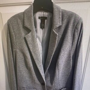 Lane Bryant Gray Blazer Jacket